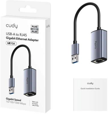 Сетевой адаптер Gigabit Ethernet Cudy UE10A USB 3.0