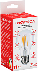 Лампа филам. Thomson Filament TH-B2064 11Вт цок.:E27 груша 220B св.свеч.бел.нейт. A60 (упак.:1шт)
