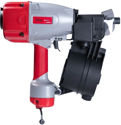 Пистолет гвоздескобозабивной Fubag N90C серебристый/красный
