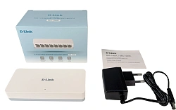 Коммутатор D-Link DES-1008C/C1A 8x100Мбит/с неуправляемый