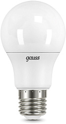 Лампа светодиодная Gauss A60 10Вт цок.:E27 шар 220B св.свеч.бел.теп. A60 (упак.:10шт) (102502110)