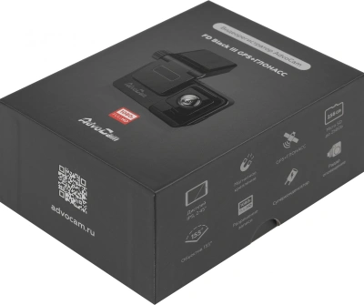 Видеорегистратор AdvoCam FD Black III GPS/GLONASS черный 1080x1920 1080p 155гр. GPS NT96672