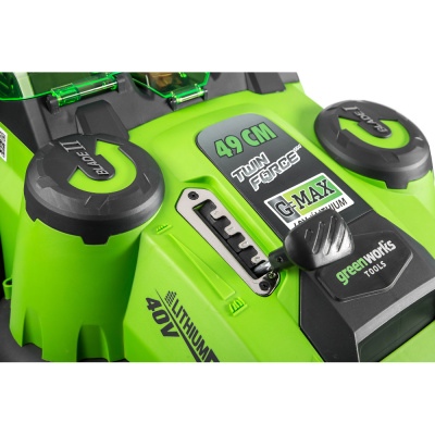 Газонокосилка роторная Greenworks G40LM49DBK4 (2500207VB)