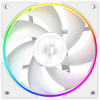 Вентилятор для корпуса ID-Cooling AF-127 ARGB 120х120x27 белый 4-pin 30дБ (AF-127-ARGB-W) Ret