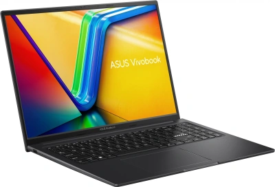 Ноутбук Asus VivoBook 16X K3604VA-MB268 Core i3 1315U 16Gb SSD512Gb Intel UHD Graphics 16" IPS WUXGA (1920x1200) без ОС black WiFi BT Cam (90NB1071-M00AW0)