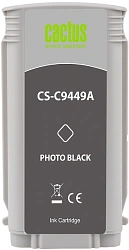 Картридж струйный Cactus CS-C9449A №70 черный пигментный (130мл) для HP DJ Z3100 с чипом