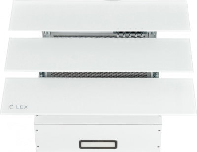 Вытяжка каминная Lex Rio G 600 белый управление: кнопочное (1 мотор)