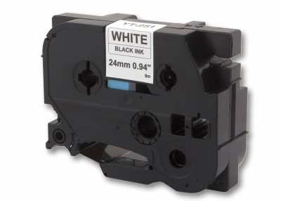 Картридж ленточный Cactus CS-TZ251 TZe-251 черный на белом 24x8 для Brother 1010/1280/1280VP/2700VP