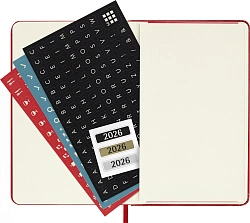 Ежедневник Moleskine CLASSIC Pocket 90x140мм 400стр. красный