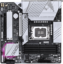 Материнская плата Gigabyte B760M AORUS ELITE WIFI6E GEN5 Soc-1700 Intel B760 4xDDR5 mATX AC`97 8ch(7.1) 2.5Gg RAID+HDMI+DP