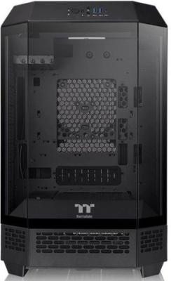 Корпус Thermaltake The Tower 300 Black черный без БП mATX 8x120mm 6x140mm 2xUSB3.0 audio bott PSU
