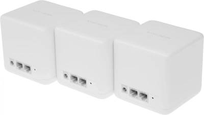 Бесшовный Mesh роутер Mercusys Halo H30G (HALO H30G(3-PACK)) AC1300 10/100/1000BASE-TX белый (упак.:3шт)