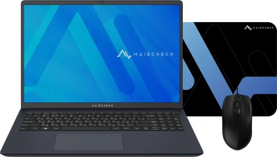 Ноутбук Maibenben M645 Ryzen 5 4600H 16Gb SSD512Gb AMD Radeon Graphics 16" IPS FHD+ (1920x1200) Windows 11 Home blue WiFi BT Cam 4440mAh (M6451SF0HURE3)