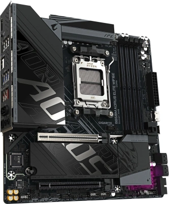 Материнская плата Gigabyte B850M A ELT WF6E SocketAM5 AMD B850 4xDDR5 mATX AC`97 8ch(7.1) 2.5Gg RAID+DP