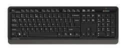 Клавиатура + мышь A4Tech Fstyler FG1010S клав:черный/серый мышь:черный/серый USB беспроводная Multimedia (FG1010S GREY)