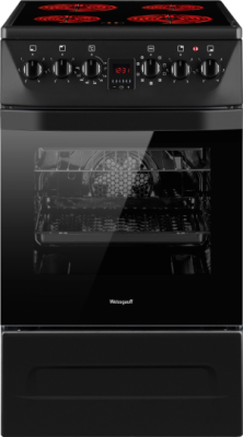 Плита Электрическая Weissgauff WES 2V16 BE Premium Line черный стеклокерамика (без крышки)