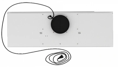 Вытяжка встраиваемая Elikor Cube 90П-1000-Э4Д белый управление: кнопочное (1 мотор)