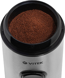 Кофемолка Vitek VT-7123 150Вт сист.помол.:ротац.нож вместим.:50гр стальной