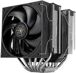 Устройство охлаждения(кулер) Thermalright Royal Pretor 130 Soc-AM5/AM4/1200/1700/1851 серебристый/черный 4-pin 29.4dB Al+Cu Ret (RP130)