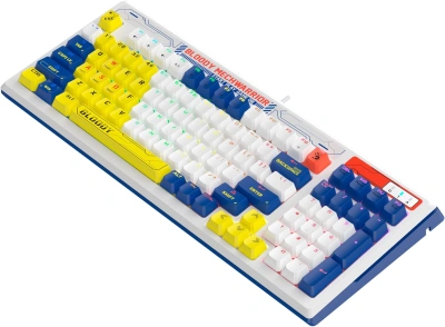Клавиатура A4Tech Bloody B950 механическая синий USB for gamer LED (B950)