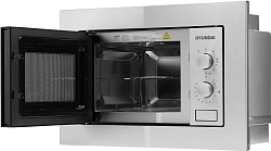 Микроволновая печь Hyundai HBW 2030 IX 20л. 800Вт нержавеющая сталь (встраиваемая)