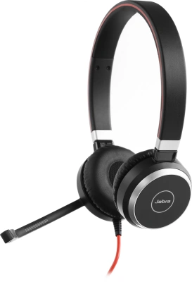 Наушники с микрофоном Jabra Evolve 40 MS черный 1.2м накладные USB оголовье (6399-823-109)
