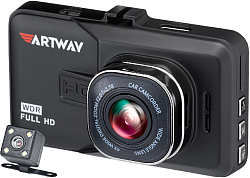 Видеорегистратор Artway AutoCam AV-394 черный 2Mpix 1080x1920 1080i 120гр. Ambarella