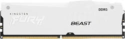 Память DDR5 2x16GB 5200MHz Kingston KF552C36BWEAK2-32 Fury Beast White Expo RGB RTL Gaming PC5-41600 CL36 DIMM 288-pin 1.25В kit single rank с радиатором Ret