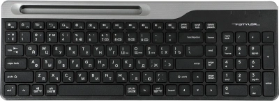 Клавиатура A4Tech Fstyler FBK25 черный/серый USB беспроводная BT/Radio slim Multimedia (FBK25 BLACK)