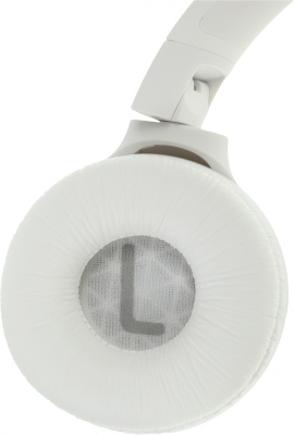 Гарнитура накладные JBL Tune 500 1.187м белый проводные оголовье (JBLT500WHT)