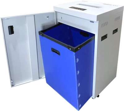 Шредер Office Kit S1050TS 0,8x2 белый (секр.P-7) фрагменты 7лист. 105лтр. скобы пл.карты CD