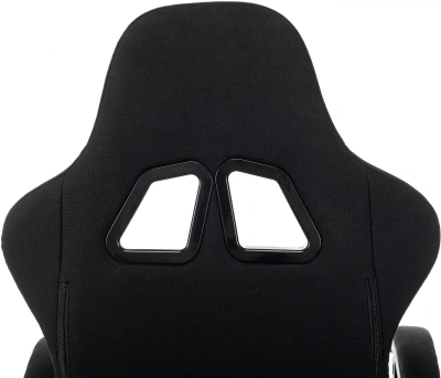 Кресло игровое Zombie Shadow черный/серый с подголов. крестов. пластик подст.для ног пластик черный