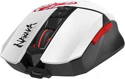 Мышь A4Tech Bloody R36 Ultra белый/черный/красный оптическая 12000dpi беспров. USB 7but (R36 ULTRA NARAKA USB)