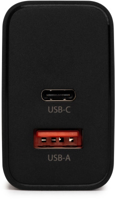 Сетевое зар./устр. SunWind SWWB3 30W 3A (PD+QC) USB/USB Type-C универсальное черный (SWWB3H1100BK)