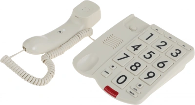 Телефон проводной Ritmix RT-520 слоновая кость