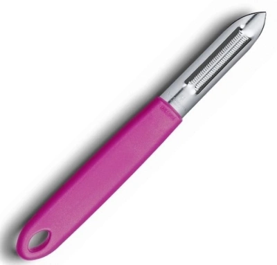 Овощечистка для овощей и фруктов Victorinox Swiss Classic розовый упак.:защита лезвия (7.6077.5)