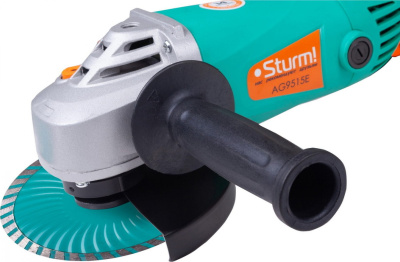 Углошлифовальная машина Sturm! AG9515E 1400Вт 8000об/мин рез.шпин.:M22.2 d=150мм