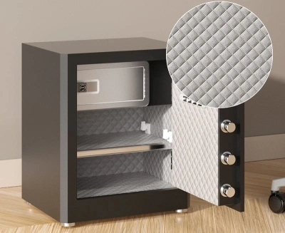 Сейф мебельный Deli ET595 450x380x320мм электронный/ключевой/биометрический трейзер