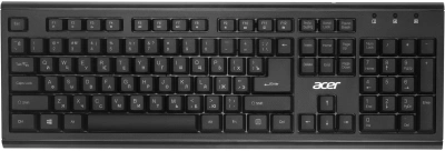 Клавиатура + мышь Acer OKR120 клав:черный мышь:черный USB беспроводная (ZL.KBDEE.007)