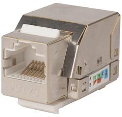 Модуль WRline WR-KJ-RJ45-C5E-SH-90 информ. KeystoneRJ45 1 кат.5E FTP черн.