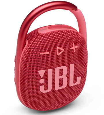 Колонка порт. JBL Clip 4 красный 5W 1.0 BT 15м 500mAh (JBLCLIP4REDAM)