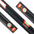 Уровень Patriot Platinum LCP-800L пузырьковый 3глаз. магнит. черный/оранжевый (350005513)