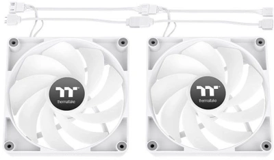 Вентилятор для корпуса Thermaltake CT120 Sync Reverse ARGB 120х120x25 белый 4-pin 31.2дБ (упак.:2шт) (CL-F175-PL12SW-A) Ret