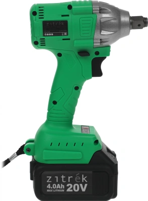 Гайковерт Zitrek Crusher 20-Li аккум. патрон:квад.1/2" (кейс в комплекте) (063-4077)