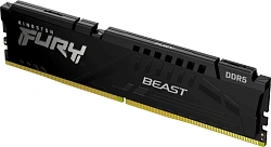 Память DDR5 16GB 6800MHz Kingston KF568C34BBE-16 Fury Beast Black Expo RTL Gaming PC5-54400 CL34 DIMM 288-pin 1.4В kit single rank с радиатором Ret