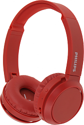 Гарнитура накладные Philips TAH4205RD/00 красный беспроводные bluetooth оголовье