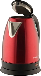 Чайник электрический Scarlett SC-EK21S76 2л. 1800Вт красный корпус: металл