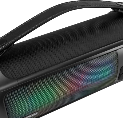 Колонка порт. Hyundai H-PS1025 черный 40W 2.0 BT 10м 3000mAh