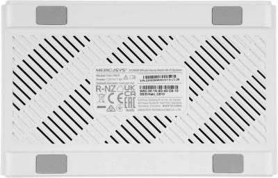 Бесшовный Mesh роутер Mercusys Halo H80X(3-pack) AX3000 10/100/1000BASE-TX белый (упак.:3шт)