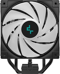 Устройство охлаждения(кулер) Deepcool AG400 Digital Plus ARGB Soc-AM5/AM4/1200/1700/1851 черный 4-pin 31.6dB Al+Cu LCD 220W 773gr Ret (R-AG400-BKADMP-G-1)